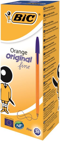 Купити Ручка кульк. "BIC" Orange /1199110111/ син. (3086121101113)(SC) Артикул: 3086121101113 Фото №1