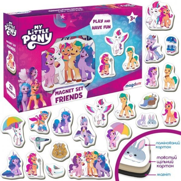 Купить Набор магнитов. My Little Pony. Друзья МЕ 5031-22 (4820215154512) Артикул: 4820215154512 Фото №4