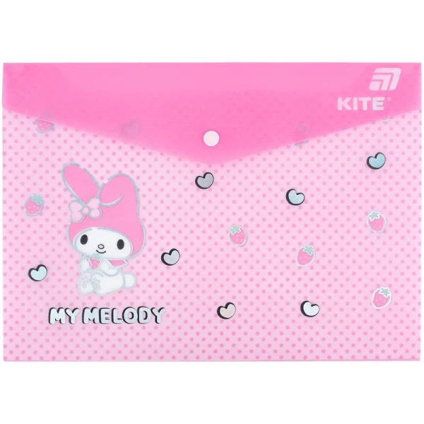 Купить Папка на кнопке My Melody Kite HK25-244-3 Разноцветный Артикул: 4063276323590 Фото №1
