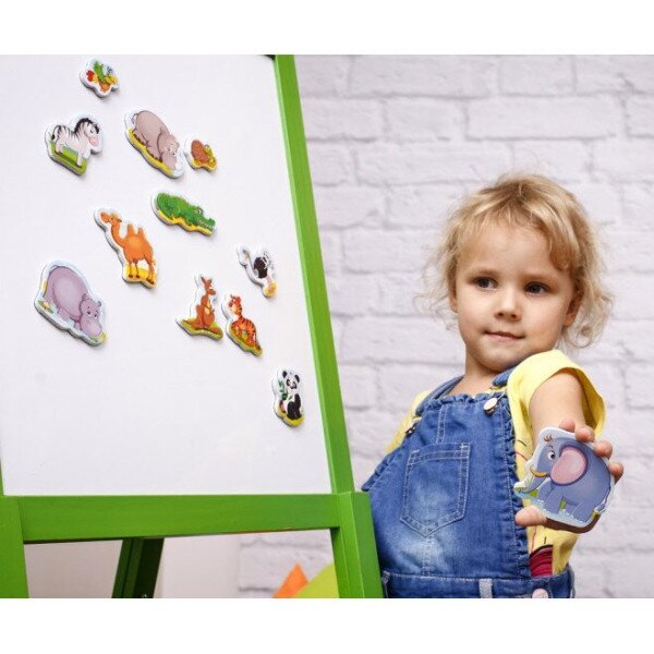 Купить Мой маленький мир на магнитах "Зоопарк" Vladi Toys VT3106-10 Артикул: 4820195053133 Фото №3