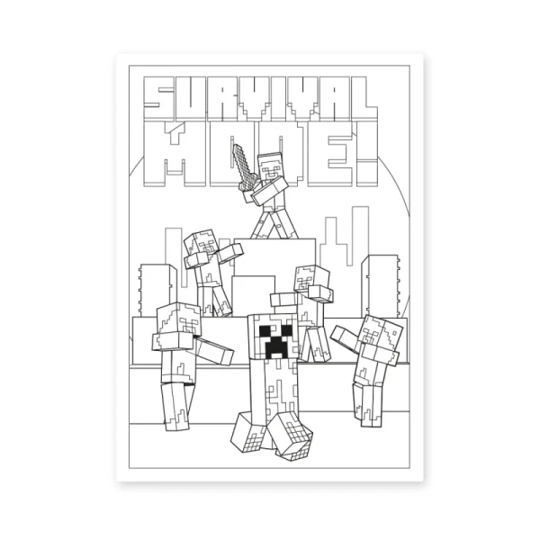Купить Раскраска "Minecraft" YES 742915 12 л. Разноцветный Артикул: 4823091915093 Фото №2