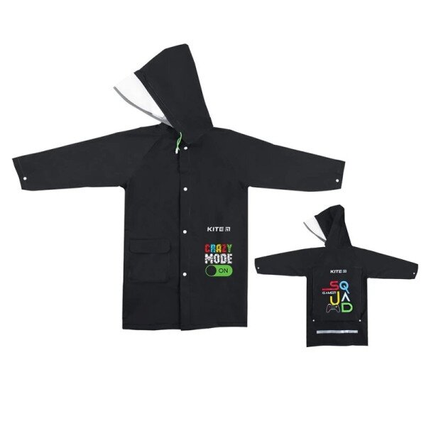 Купить Дождевик для мальчика KITE K24-2600S S Черный (4063276189028A) Артикул: 4063276189028 Фото №1