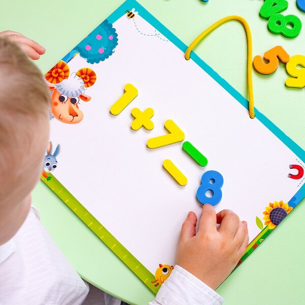 Купить Магнитный набор "Математика с маркером" Vladi Toys VT5411-16 (4820234763177) Артикул: 4820234763177 Фото №5