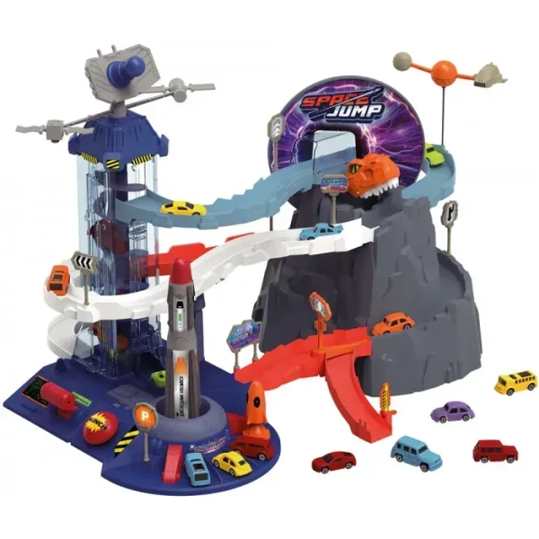 Купить Игровой набор ZIPP Toys Dino автотрек-ракета электрический 5508A Разноцветный Артикул: 4820242924669 Фото №1