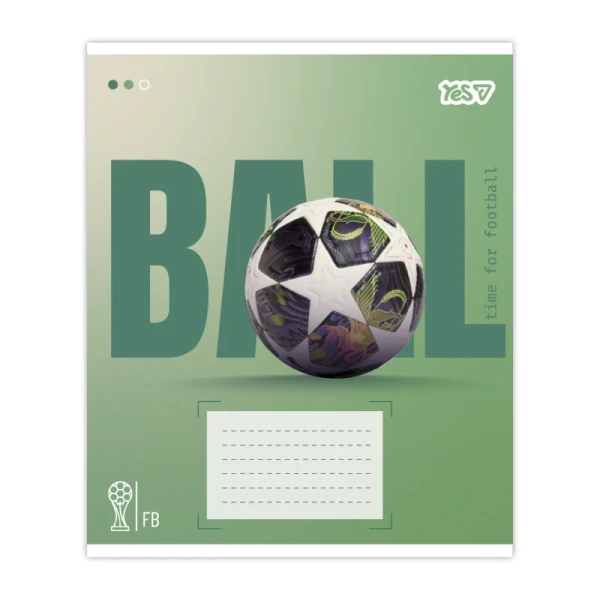Купити Зошит учнівський "Ball" YES 768680 18 аркушів Різнокольоровий Артикул: 4823133108377 Фото №5