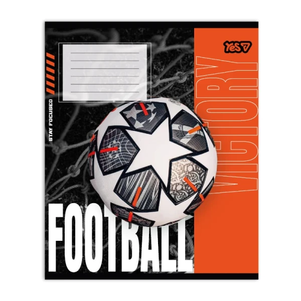 Купити Зошит учнівський "Football energy" YES 768798 24 аркуши Різнокольоровий Артикул: 4823133109640 Фото №1