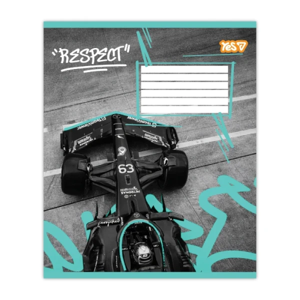 Купити Зошит учнівський "Respect" YES 768886 24 аркуши Різнокольоровий Артикул: 4823133110639 Фото №2