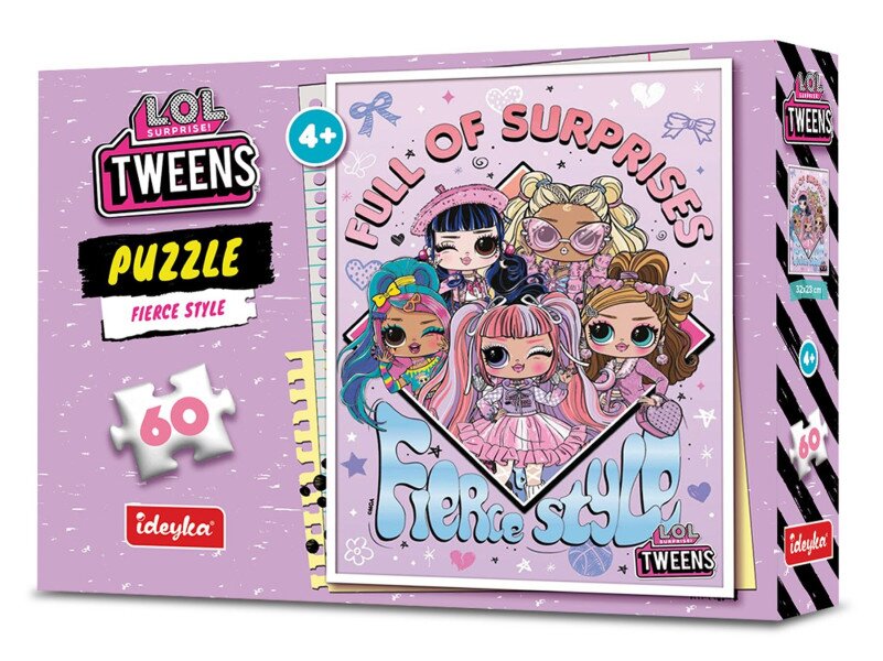 Купити Гра-головоломка. Набір пазлів L.O.L. Surprise! Tweens Fierce Style  LP60-003 Артикул: 4823104382812 Фото №1