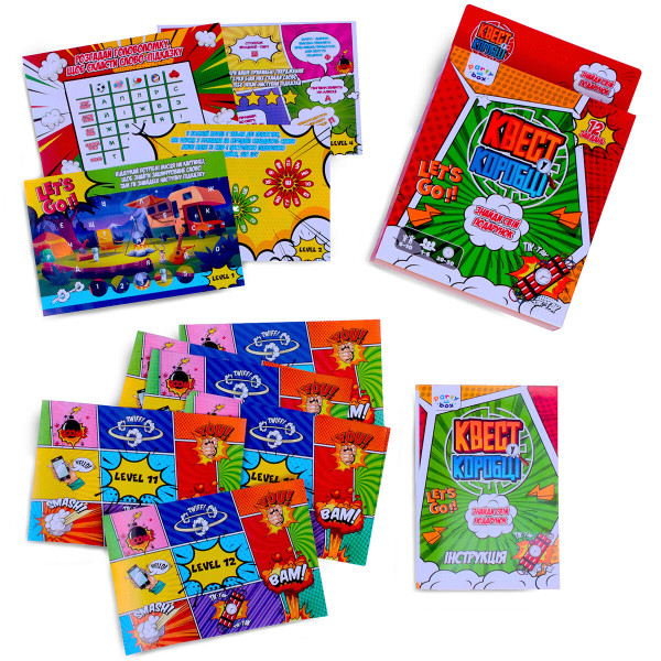 Купить Игра настольная "Квест в коробке Комикс" Vladi Toys VT5902-04 Разноцветный Артикул: 4820234765805 Фото №2