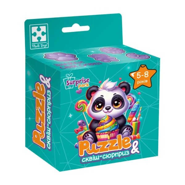 Купить Игра развивающая пазлы с сюрпризом "Панда" VT8030-08 Vladi Toys VT8030-08 Разноцветный Артикул: 4820234767250 Фото №1