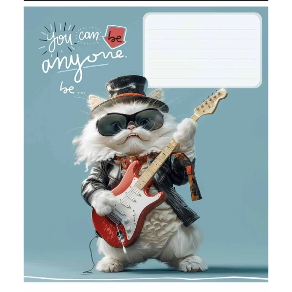 Тетрадь ученическая &quot;You can be anyone&quot; Школярик 012-3436K 12 л. Разноцветный  Фото №2