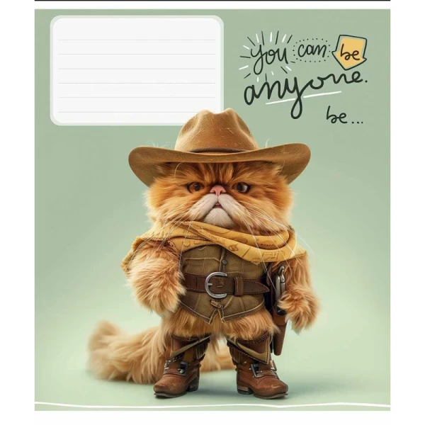Тетрадь ученическая &quot;You can be anyone&quot; Школярик 012-3436K 12 л. Разноцветный  Фото №4