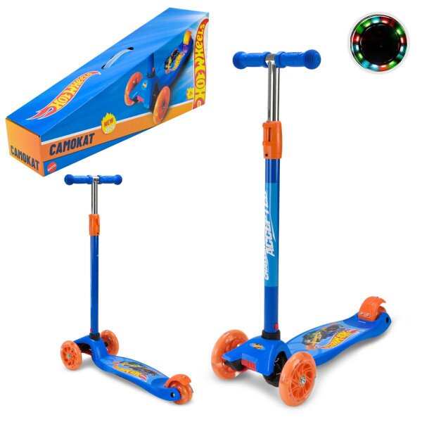 Купить Самокат детский 3-х колесный Hot Wheels BH2617 Разноцветный Артикул: 6906231375532 Фото №1