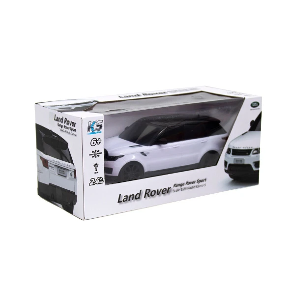 Автомобиль KS DRIVE на р/у – LAND ROVER RANGE ROVER SPORT 1:24, 2.4Ghz 124GRRW Белый (6900007277853)  Фото №1