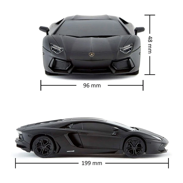 Автомобиль LAMBORGHINI AVENTADOR LP 700-4 KS Drive 124GLBB Черный  Фото №4