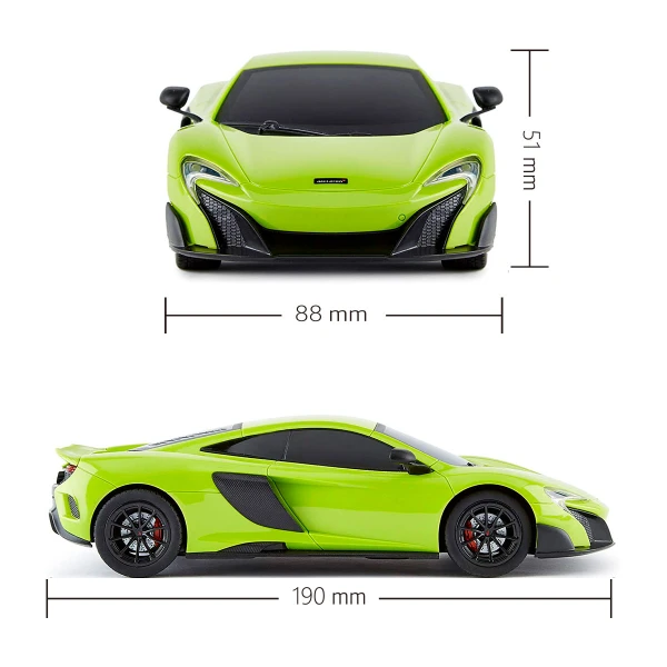 Автомобиль на радиоуправлении MCLAREN 675LT KS Drive 124GMGR Зеленый  Фото №4
