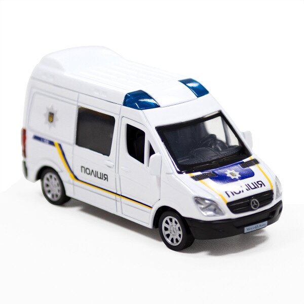 Купить Автомодель Mercedes-Benz Sprinter Полиция TechnoDrive 250294 Белый (6900007324113) Артикул: 6900007324113 Фото №9