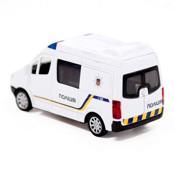 Купить Автомодель Mercedes-Benz Sprinter Полиция TechnoDrive 250294 Белый (6900007324113) Артикул: 6900007324113 Фото №5