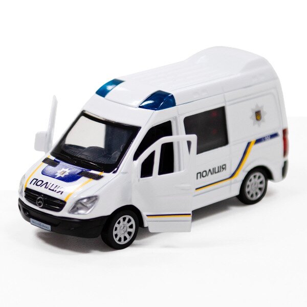 Купить Автомодель Mercedes-Benz Sprinter Полиция TechnoDrive 250294 Белый (6900007324113) Артикул: 6900007324113 Фото №10