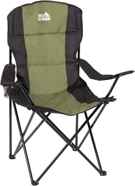 Купить Стул раскладной Skif Outdoor Soft Base 389.00.96 Черно-оливковый Артикул: 4820242922726 Фото №1