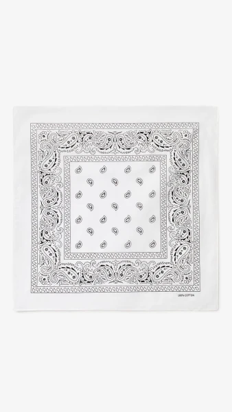 Купить Бандана унисекс 47281 One Size Белый Артикул: 2000999422751 Фото №2