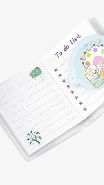 Купити Блокнот на кнопці+ручка-брелок "Лапка" S0000027067 Блакитний Артикул: 6902888210318 Фото №3