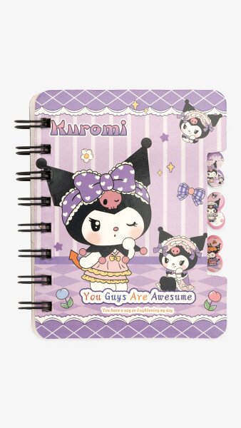 Купити Блокнот на спіралі "Зайчик Kuromi" WOW S0000025726 Фіолетовий Артикул: 2000999469817 Фото №1