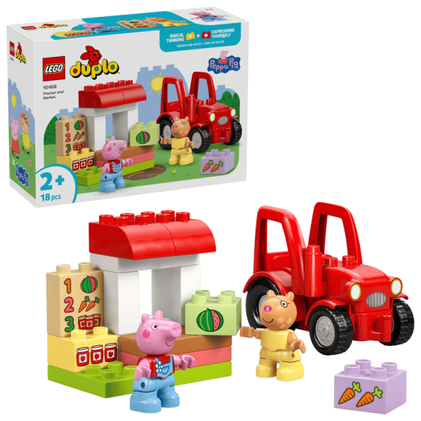 Купить Конструктор "Трактор и рынок" LEGO 10468 Разноцветный Артикул: 5702018056493 Фото №1