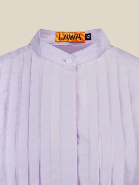 Купити Блуза однотонна жіноча LAWA WTC02366 XS Ліловий Артикул: 2000990574015 Фото №7