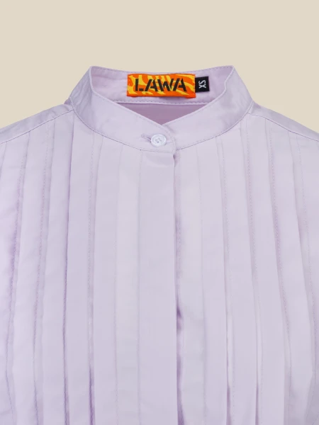 Купить Блуза однотонная женская LAWA WTC02366 XS Лиловый Артикул: 2000990574015 Фото №7