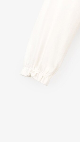 Купити Блуза трикотажна для дівчинки Aura Style 860 122 см Молочний Артикул: 2000999197642 Фото №8