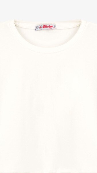 Купити Блуза трикотажна для дівчинки Aura Style 862 116 см Молочний Артикул: 2000999197994 Фото №7