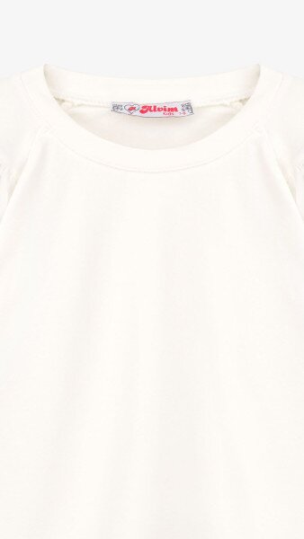 Купити Блуза трикотажна для дівчинки Aura Style 863 116 см Молочний Артикул: 2000999197840 Фото №9