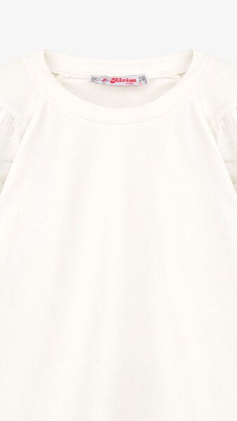 Купить Блуза трикотажная для девочки Aura Style 864 116 см Молочный Артикул: 2000999197796 Фото №7