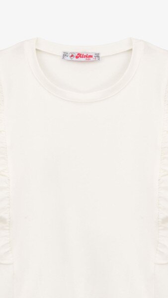 Купити Блуза трикотажна для дівчинки Aura Style 868 116 см Молочний Артикул: 2000999197550 Фото №8