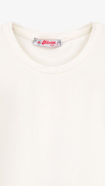 Купити Блуза трикотажна для дівчинки Aura Style 869 110 см Молочний Артикул: 2000999197697 Фото №8