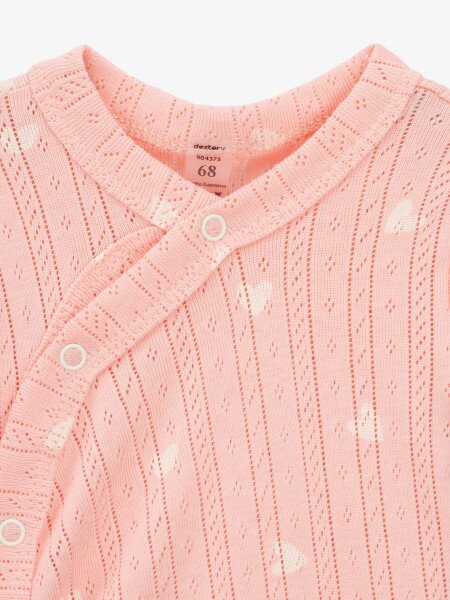 Купить Боди для малышей "Pink hearts" 904375 56 см Розовый Артикул: 4821184412047 Фото №2