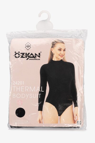 Купити Боді-гольф жіночий OZKAN 24201 XL Чорний (2000904574179W) Артикул: 2000904574179 Фото №11