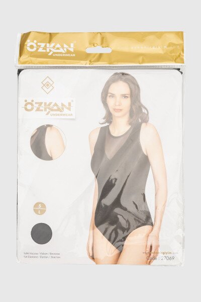 Купить Боди-майка OZKAN 27069 S Черный (2000990601445A) Артикул: 2000990601445 Фото №14