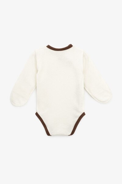 Купити Бодi на запах Baby Life 3-06 56 см Коричневий Артикул: 2000990859013 Фото №5