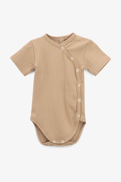 Купити Боді на запах для малюків Baby Life P-907-1 50 см Коричневий Артикул: 2000991010116 Фото №1