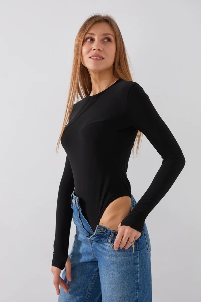 Боди однотонный женский LAWA WBC02452 XL Черный  Фото №6