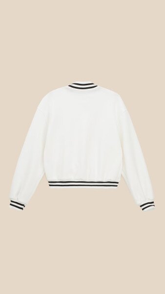 Купить Бомбер для девочки LAWA P-GB02347 134 см Молочный Артикул: 2000999562761 Фото №9