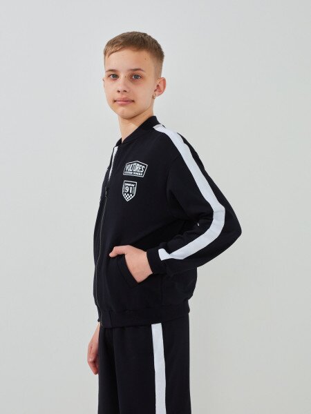 Купити Бомбер для хлопчика LAWA P-BB02337 146 см Темно-синій Артикул: 2000999586248 Фото №3
