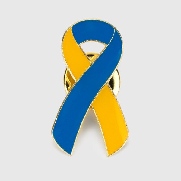 Купити Брошка Вузол Миру - прапор Різнокольоровий (2000990296405A) Артикул: 2000990296405 Фото №1