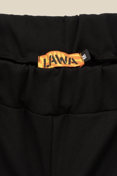 Купити Штани палаццо однотонні жіночі LAWA WBC02364 XS Чорний Артикул: 2000990373816 Фото №10