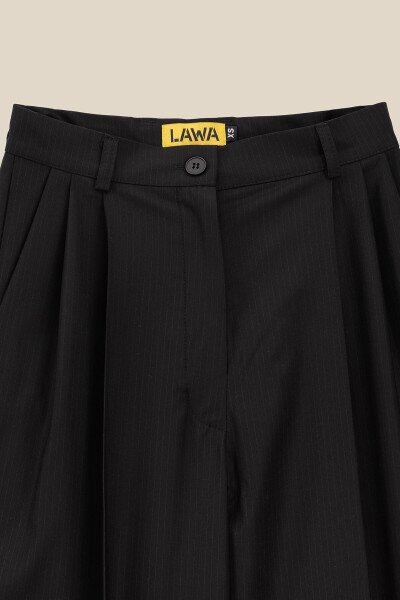 Купить Брюки палаццо с узором женские LAWA WTC02336 L Черный Артикул: 2000990770899 Фото №8