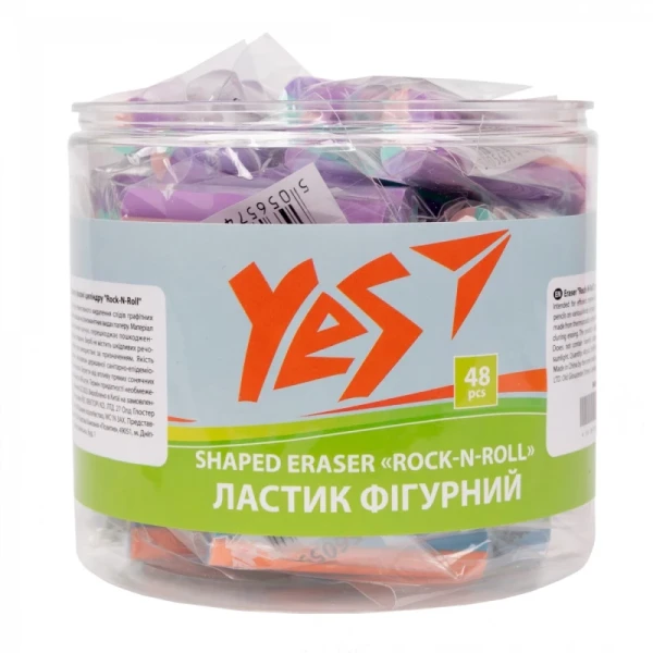 Купити Гумка "Rock-N-Roll" YES 560598 2 шт Різнокольоровий Артикул: 5056574421807 Фото №2