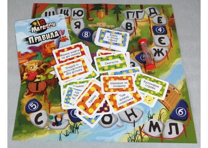 Купити Настільна гра "IQ Марафон" Danko Toys  Різнокольоровий Артикул: 2000999643828 Фото №2