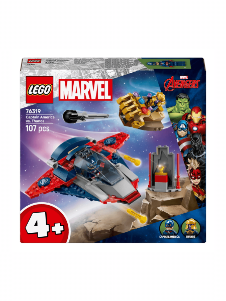 Купить Конструктор LEGO Капитан Америка против Таноса 76319 107 эл. Разноцветный Артикул: 5702017817910 Фото №1